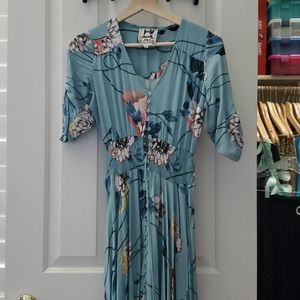 Seafoam Floral Dress